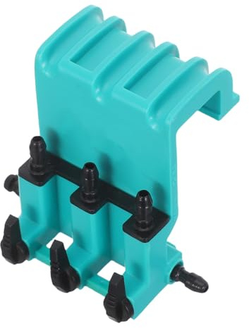 VICASKY Aquarium Air Control Valve 3-Way Gang Valve for Fish Tank Air Pump Green Plastic for Pond Aeration
