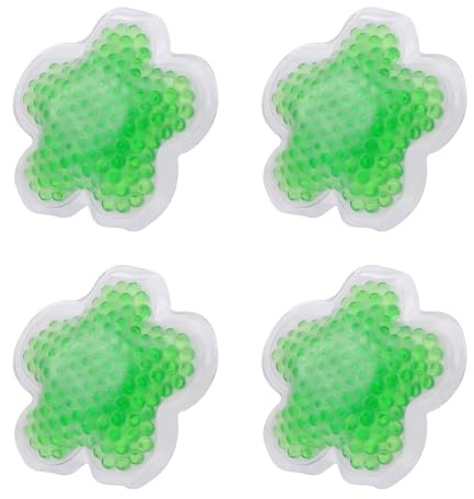 VALICLUD Microwavable Hand Warmers for Pain Relief and Recovery Made of Gel and PVC 4pcs Hot Cold Therapy Gel Packs for First Aid Kit Use