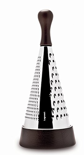 Legnoart GC-20 Conico Conical Cheese Grater Big, Stainless Steel, Brown