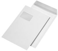 MAILmedia 323310 Versandtasche C4 haftklebend mit Fenster, braun