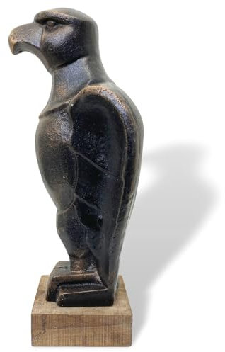 aubaho Skulptur Adler Figur aus Metall Bronze-Optik Art Deko antik Stil nach Klimt Replik Kopie