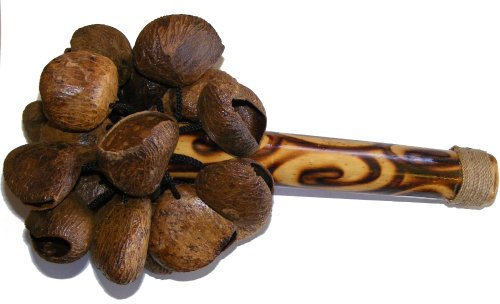 Natural Bali Nut Shaker/Chestnut Shaker/Pangi Seed Shaker - Beautiful Sound, Fair Trade