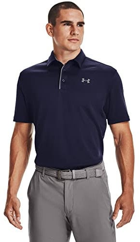 Under Armour Herren Tech Golf Poloshirt,blau (Midnight Navy (410)), 3XL