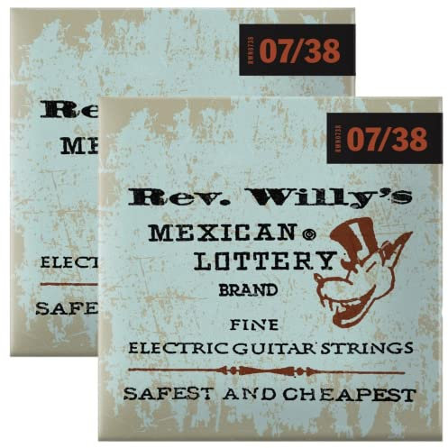 Dunlop Rev. Willy 's Electric Gitarre Saiten 07–38–2 Pack