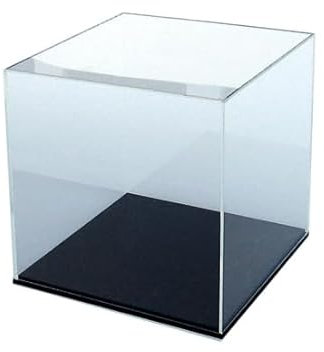 ORUS Vitrine avec Base Noir 40 x 40 x 40h