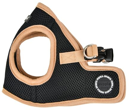 Puppia Soft Vest Harness B Ii Black Xl Dog Harness - 110 g
