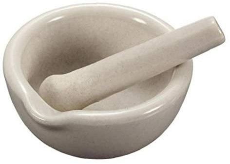 60mm Mini Porcelain Mortar And Pestle Mixing Grinding Bowl Set Tool for Spice Herb Grinder Pill Crusher White
