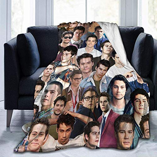 Yaxinduobao Dylan O 'Brien Ultra-Soft Micro Fleece Decke Decke für Kinder/Erwachsene/Eltern/Großeltern Weihnachten Geburtstagsgeschenk 60x50 Zoll