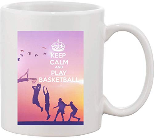 Keep calm and play basketball Ceramic Mug bnft
