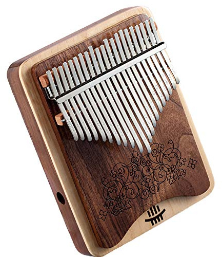 BaiTTang Professioneller Kalimba Thumb Piano - Neue Doppelschicht-Seitenloch-Design, tragbare 21 Schlüssel Musikinstrument, Kinder Erwachsene Anfänger