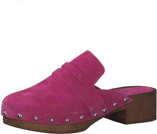 MARCO TOZZI Pantolette para Mujer 2-2-27247-28, Sandalia con talón, Fucsia, 37 EU