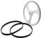 2 Pieces 8” Band Saw Rubber Tire Woodworking Spare Parts For 1400mm 1425mm Draper Einhell Scheppach HBS20 Bandsaw Scroll Wheel (Size : 8 inch)