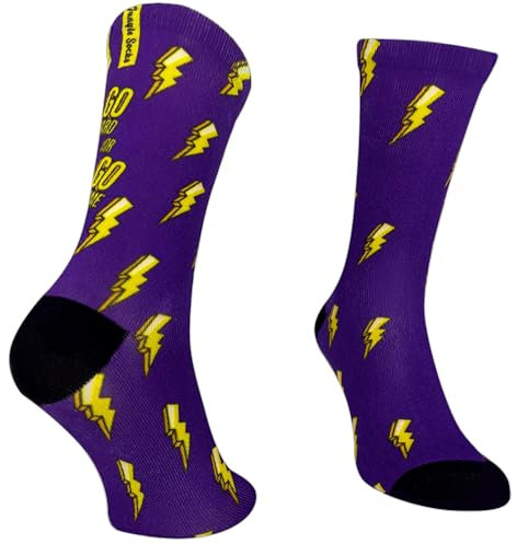 Jungle Socks Calcetines Deportivos Divertidos para CrossTraining, Ciclismo, Running, Fitness, Gimnasio para Hombres y Mujeres. Diseñado en Europa. 43-46 EU.