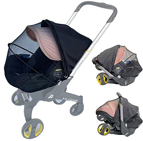 Zanzariera per passeggino compatibile con passeggino DOONA, zanzariera universale con parasole