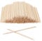 MANCHAP 1000 PCS Wood Orange Nail Sticks, Double End Nail Cuticle Sticks, Natural Wooden Manicure Sticks Cuticle Pusher for Nails, Pedicure, 11.5cm