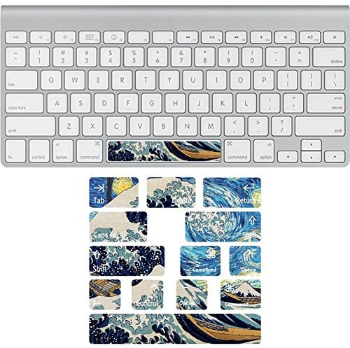 Keyboard Stickers Set English UK Replacement Non Transparent Stickers with Letters for Standard Keyboard Laptop Keyboard