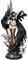 Jiumaocleu Overlord Albedo Figur Statue 58cm Super Size Anime Figur Modell, Schwarze Flügel Stehende Pose Skulptur Handgemachte Sammlerstück Desktop Dekoration Geschenke