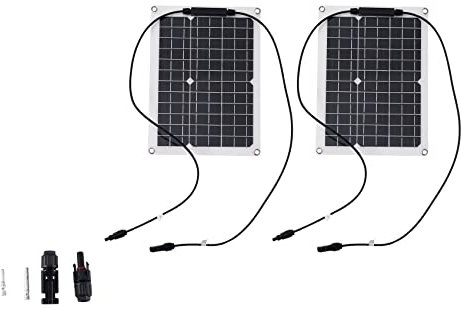 Kliplinc Panneau solaire Banc de cellules solaires sans régulateur solaire pour téléphone, voiture, camping-car, bateau, chargeur de batterie d'extérieur