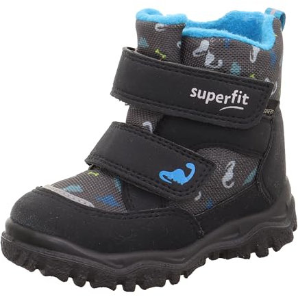 Superfit Husky1 Warm Gefütterte Gore-tex, Stivali da neve Bambini e ragazzi, Grau Hellblau 2000, 24 EU