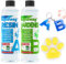 Kit de Resina Epoxi - 300ml Transparente Cristal para Manualidades, 2 Componentes Alto Brillo, Sin Burbujas para Arte de Bricolaje y Moldes