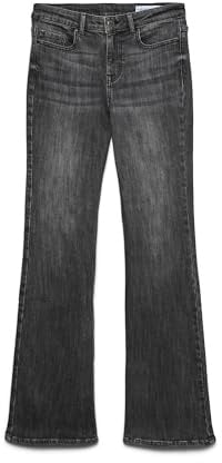 VERO MODA Female Ausgestellt VMFLASH Mid Rise Ausgestellt Jeans
