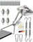 Sol Royal Kit de Fixation pour Voile d'ombrage Kit de Montage M8 - Support pour Voile d'ombrage Kit de Fixation Murale Acier Inoxydable - Kit de Montage Carré Rectangulaire Triangulaire Accessoires