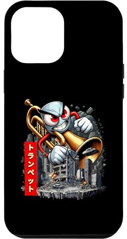 Funny Trumpet Instrument Kaiju Monster Japanese Case for iPhone 12 Pro Max