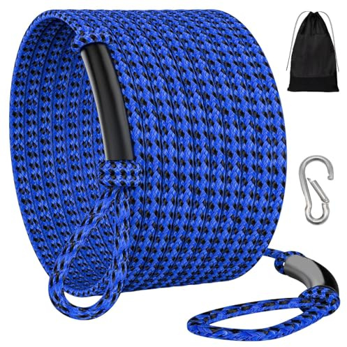 Boots Cuerda de arrastre – Cuerda flotante para kayak fuerte para deportes acuáticos | Surf, rescate, atraque, río, lago, pesca, remolque, moto de nieve, seguridad al aire libre