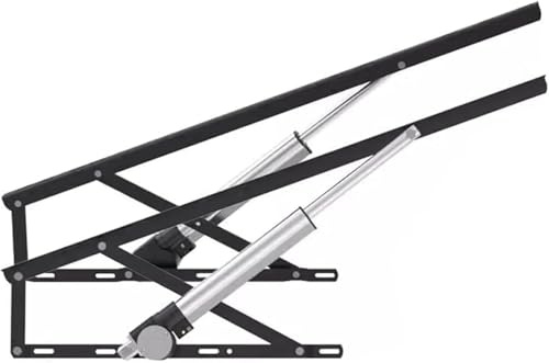 CFDZCP Elektrischer Betthebemechanismus Aus Stahl, 2 Stück Hochleistungs-Betterhöhungen Aus Stahl, Mit Fernbedienung – for Boxspringbetten Und Gefederte Diwanböden(150CM)