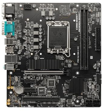 Motherboard Fit For MSI PRO H610M-C EX Motherboard Intel H610 LGA1700 DDR5 96GB MATX M.2 SATA SSD Support I9-14900 I5-13600 I7-12700F I3-12100 Cpu