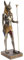 lachineuse Anubis-Statue 31 cm Gott – Altes Ägypten Dekorationsstatuette Objektfigur Hundekopf – Ägyptische Büste – Originelle dekorative Geschenkidee – Innendekoration