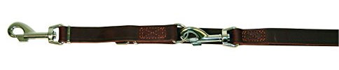 VEGAS Führleine braun, 22 mm 240 cm, genäht, ausschnallbar