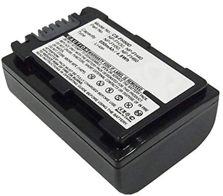 Amsahr BT-SNNPFH50-1CT Numérique Remplacement Caméra/Caméscope Batterie pour Sony Np-Fh50/Npfh50/Dcr-Dvd103/Dvd105/Dvd108/Dvd203 Gris