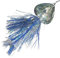 Musky Doppelter Cowgirl-Köder, 25,4 cm, 79,4 g, Blau/Silber/Nickel