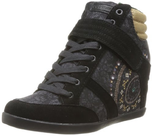 Desigual Suny_3 37KS114200040, Damen Sneaker, Schwarz (Negro 2000), EU 40