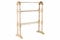 Rubber Wood Floor Standing Bathroom Towel Rail Natural