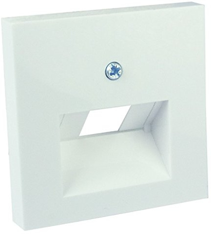 GIRA 027003 Abdeckung für Telefondose - Netzwerkdose System 55 reinweiß - 1 Stück