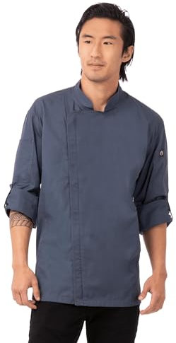 Chef Works Herren BCLZ008BLU2XL Kochjacken, blau, XX-Large