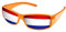 Piersando Sonnenbrille Brille Fahne Fussball EM & WM Länderflagge Augen Fanartikel Land Flagge Niederlande