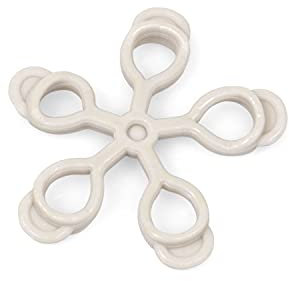 AFH Finger Expander | Hand Exerciser | Hand Trainer | Handmuskeltrainer | Premium QUALITÄT | Widerstand: sehr leicht | hellgrau