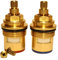 Tap Magician Replacement Bath Tap Cartridge Valve 3/4 x 53mm x 20 Teeth Supplied With Solid Brass Screws