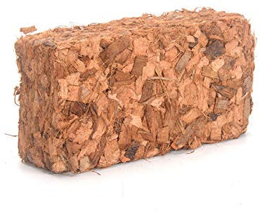 FGASAD Kokosfaser-Erde, Kokosnussschalen, Bio-Kokosfaser-Chips, organische bodenlose Eintopfen für Samenstarten, Kräuter, Sukkulenten, Weizengras, Mikrogrüne, Gartenarbeit