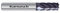 Karnasch 306456030011 Fresa Metal Duro De Mango, 4×D, Rockwell Cutter, Progresiva, 3Mm Diámetro De Corte, 11Mm Longitud De Corte, 64Mm Longitud, 6Mm Diámetro Del Vástago