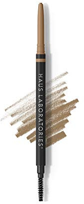 HAUS LABORATORIES By Lady Gaga: THE EDGE PRECISION BROW PENCIL | Mikro-Augenbrauenstift zum Definieren haardünner Striche, 24 Stunden Halt, in Schwarz, Braun und mehr | .002 Oz.