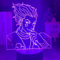 Anime Hunter X Hunter LED-Berührungssensor Buntes Nachtlicht Dekor Licht Coole 3D-Lampe Hisoka Gadgets als Kindergeschenk-7 Farben keine Fernbedienung