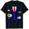 Lokführer Schaffner Lokomotive Fahrer Karneval Kostüm T-Shirt