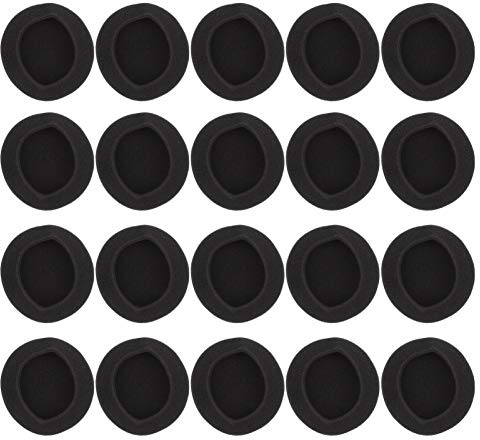 20 Stück Schwarze Memory Foam Ohrpolster 45mm für Kopfhörer