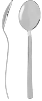 INOXPRAN - Cucchiaino Moka VENEZIA, Cucchiaino da Caffè Realizzato in Acciaio Inossidabile, Resistente e Duraturo, Design Elegante e Moderno, 100% Made in Italy, Lavabile in Lavastoviglie