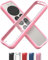 TotalMount Air Rim Case for Apple TV Remotes – Slim, Hybrid Apple TV Remote Case with Ultimate Drop Protection – Pink Perimeter Cover & Clear Back