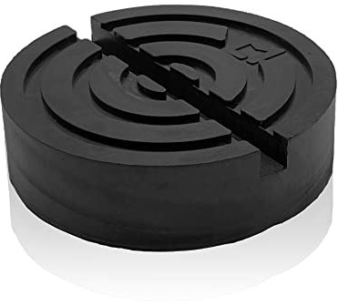 Gummiauflage für Wagenheber Universelle für Rangierwagenheber und Kfz Hebebühnen - Wagenheber Pads (105mm Durchmesser)